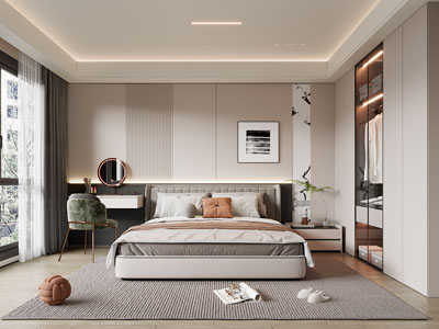 现代轻奢卧室