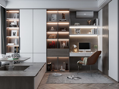 现代榻榻米卧室