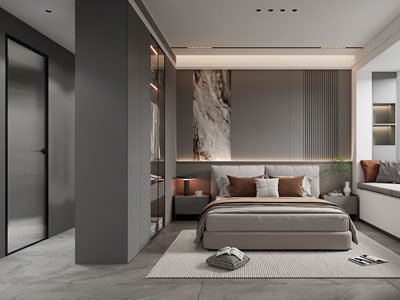 现代卧室