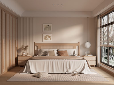 侘寂风卧室