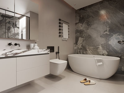 现代卫浴间 洗手间