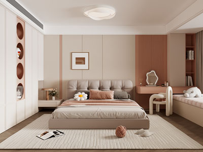 现代卧室 儿童房