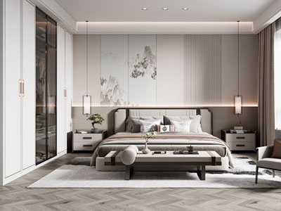 新中式卧室