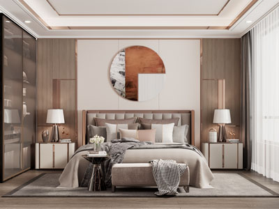新中式卧室