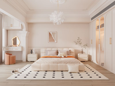 法式奶油风卧室