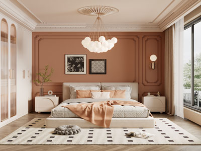 法式奶油风卧室