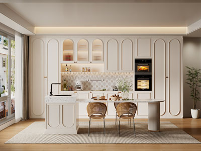 法式奶油风餐厅