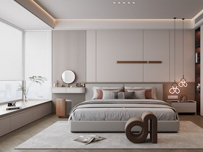 现代卧室