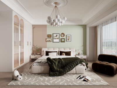 现代轻奢卧室