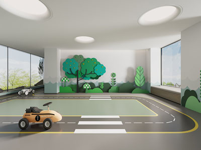 现代儿童娱乐休闲室