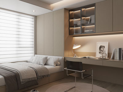 现代榻榻米卧室