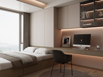 现代榻榻米卧室