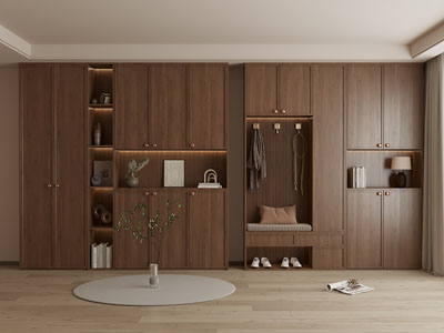 现代中古风鞋柜 装饰柜