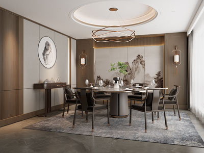 新中式酒店包厢包间