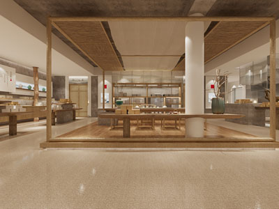 新中式陶艺展厅展览