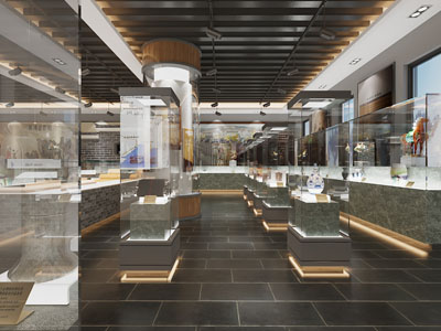 新中式陶艺器皿展厅展览