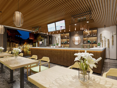 新中式饭店餐馆