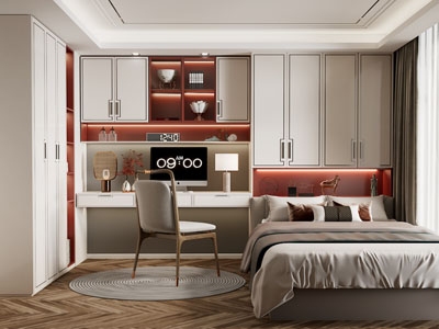 新中式榻榻米卧室