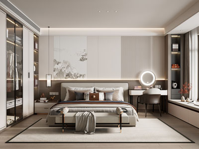 新中式卧室
