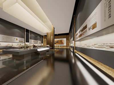 现代博物馆 展厅展览3d模型 现代博物馆 展厅展览