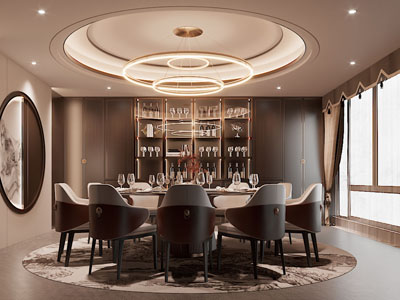 新中式酒店包厢包间