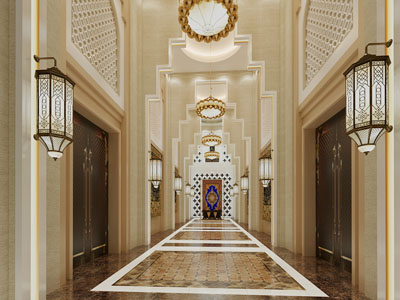 中东酒店过道