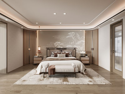 新中式卧室