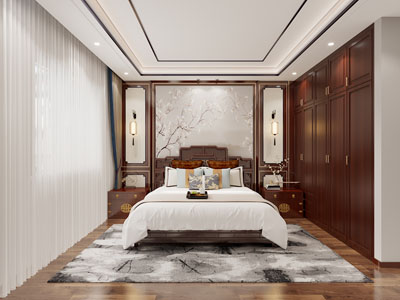 新中式卧室