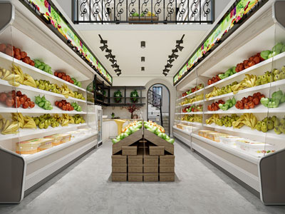 现代生鲜水果专卖店