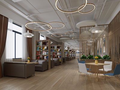 现代书吧 咖啡馆书吧