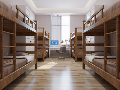 现代中古风学生宿舍