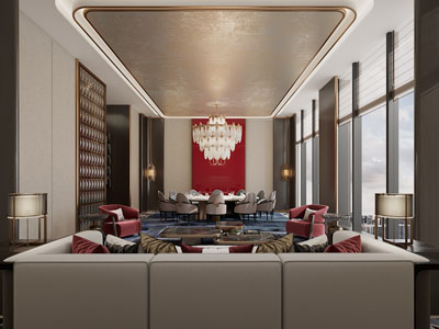 新中式酒店包厢包间