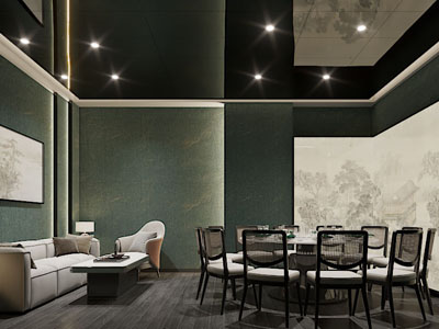 新中式酒店包厢包间