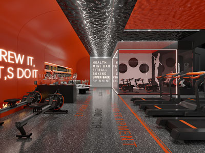 现代健身房