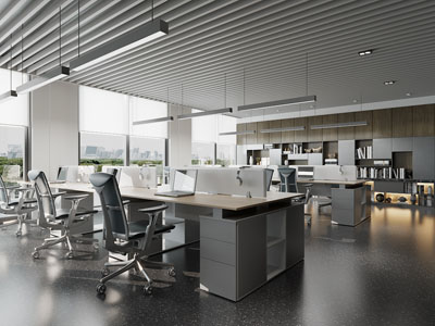 现代公共办公区