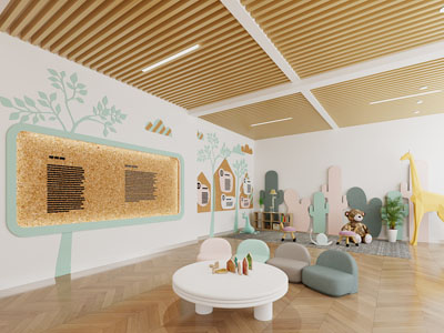 现代幼儿园活动教室