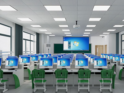 现代电脑培训教室 多媒体教室