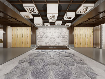 现代党建展厅展览 廉政馆