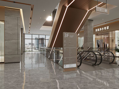 现代商场3d模型 现代商场