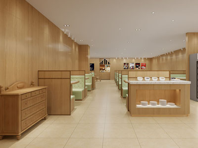 现代火锅店 饭店餐馆3d模型 现代火锅店 饭店餐馆