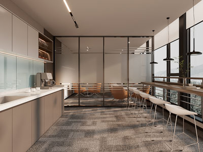 现代办公室茶水间