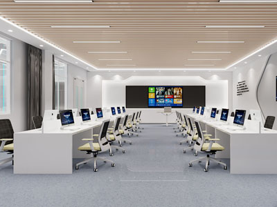 现代警务指挥中心 监控室