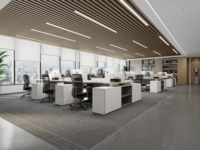 现代公共办公区