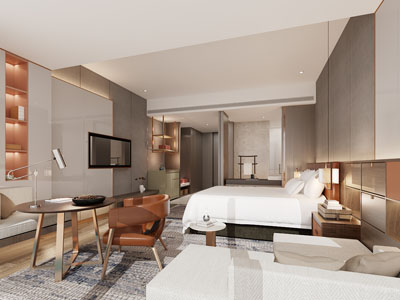 新中式酒店客房