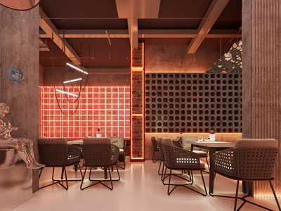 侘寂风饭店餐馆