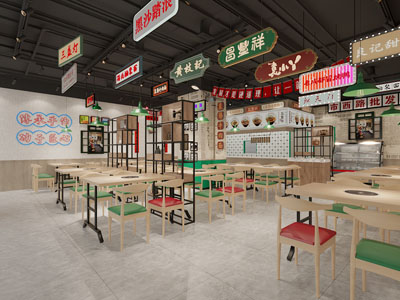 工业风loft饭店餐馆