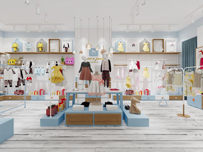 现代童装专卖店