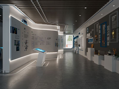 现代企业展厅展览