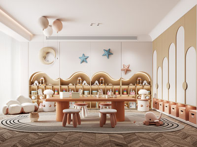 现代儿童娱乐休闲室