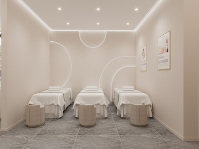 现代轻奢美容按摩店3d模型 现代轻奢美容按摩店